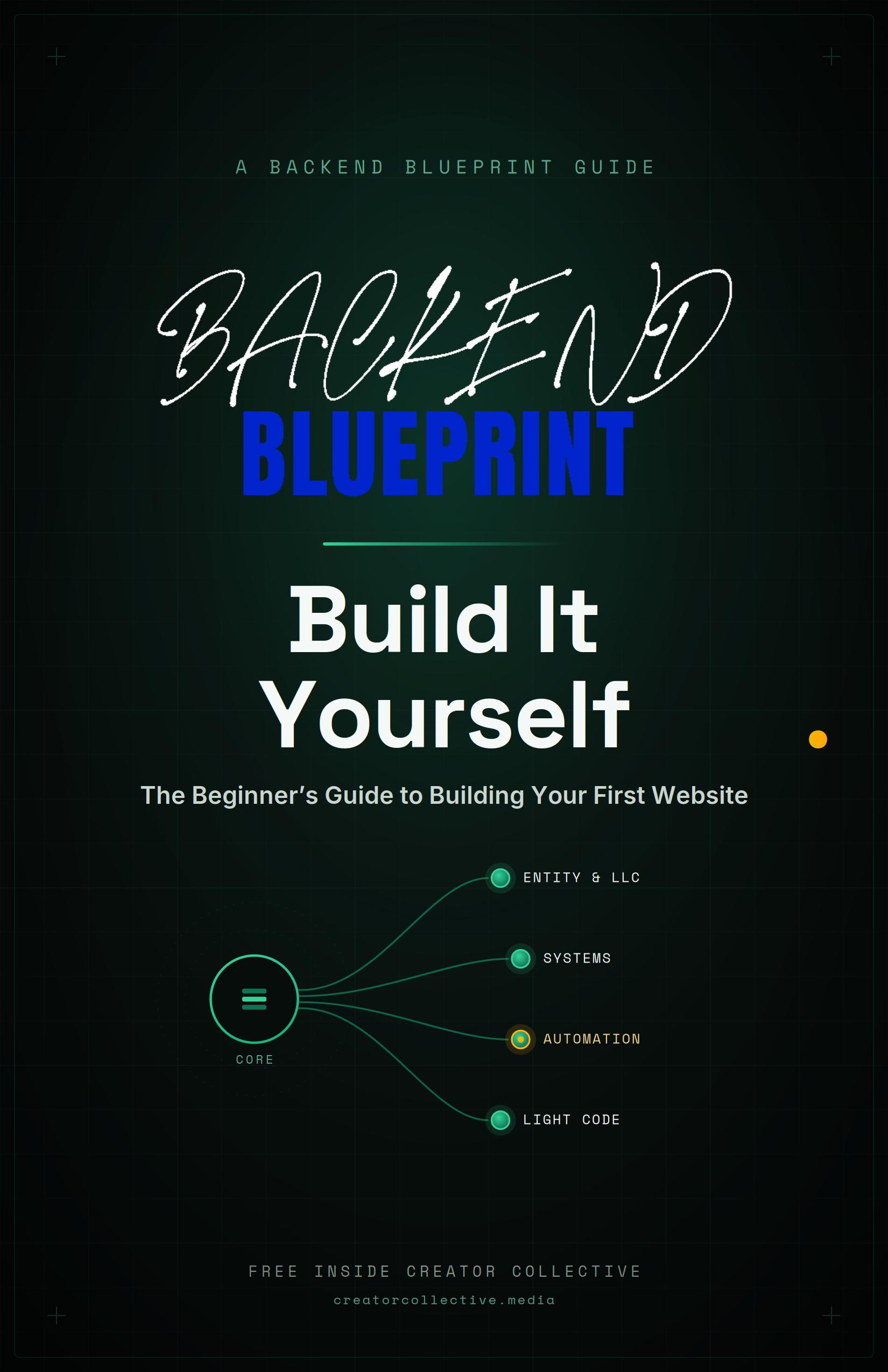 Build It Yourself, the Backend Blueprint ebook cover