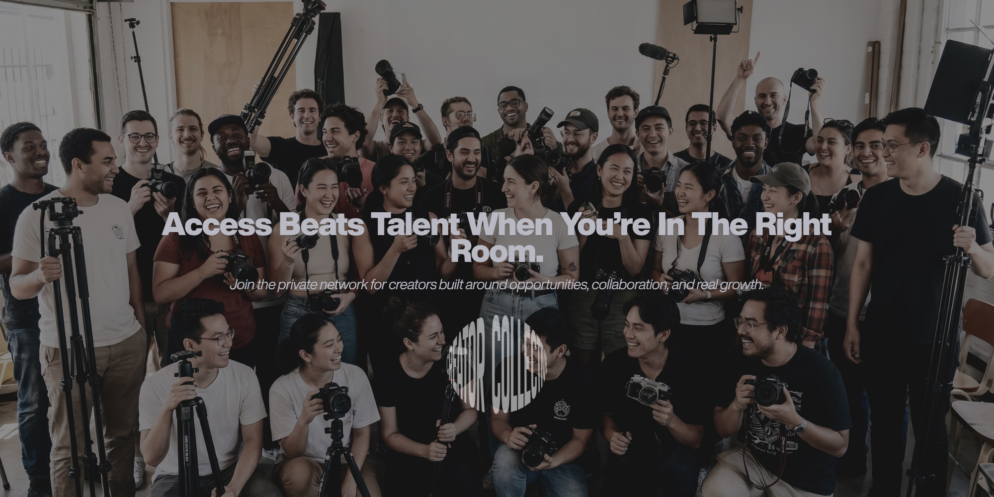 Creator Collective — creators collaborating on set