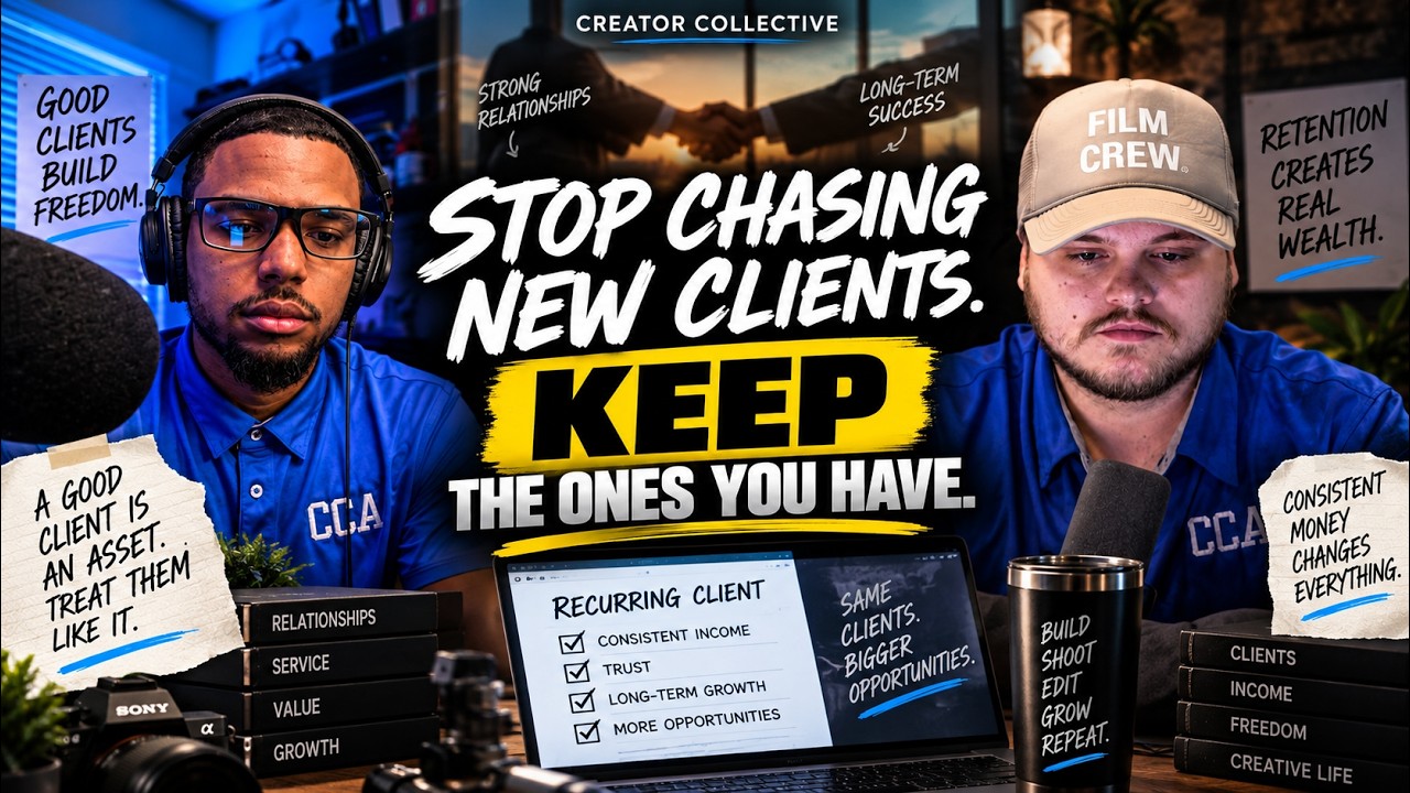 Cody Cochran and JB on Creator Collective discussing client retention